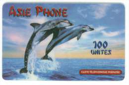 FRANCE PREPAYEE  ASIE PHONE DAUPHIN - Dolphins
