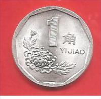 CINA - CHINA - 1995 - COIN MONETA - 1 JIAO  - CONDIZIONI SPL - China