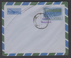 Bangladesh (Liberation)  Handstamp On  Pakistan  40P  Postal Stationary Envelope # 48956 Indien Inde - Bangladesch