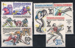 Serie  Deportes Checoslovaquia 1978. Praha 78, Num 2434-2439 ** - Unused Stamps