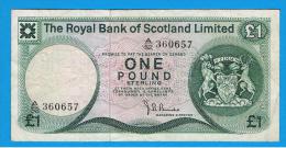 ESCOCIA - Scotland = 1 Pound 1973   P-336 - 1 Pond