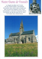 SAINT-JEAN-TROLIMON (Finistère) - La Chapelle De Notre-Dame De Tronoën XVe Siècle Et Un Détail Du Calvaire - 2 Scans - Saint-Jean-Trolimon