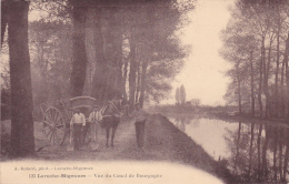 CPA 89 @ LAROCHE MIGENNES ( St Cydroine ) @ Vue Du Canal De Bourgogne - Attelage Chargement De Sable - Laroche Saint Cydroine