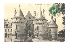 Cp, 41, Chaumont, Le Château, Porte D'Entrée, Voyagée 1914 - Autres & Non Classés