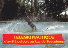CPSM TELESKI NAUTIQUE SESQUIERES TOULOUSE - Water-skiing