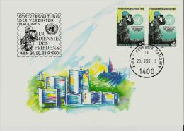 =UNO  WIEN   1990 - Covers & Documents