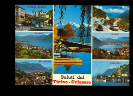 TICINO : Bellinzona Locarno Chiasso Dogana S Gottardo Lugano Campione - Chiasso