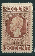 Netherlands 1913 SG 219 MM* - Ungebraucht