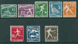 Netherlands 1928 SG 363-370 Used - Nuovi