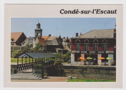 CONDE SUR ESCAUT - LA PASSERELLE - PONT - Ed COMBIER 88A - CARTE NON VOYAGEE - Conde Sur Escaut