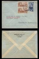 Portugal 1946 Airmail Cover To USA Wilmington - Brieven En Documenten