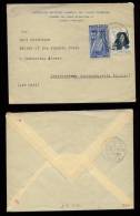 Portugal 1947 Airmail Cover To USA - Lettres & Documents