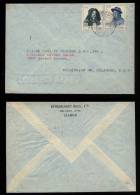 Portugal 1947 Airmail Cover To USA - Cartas & Documentos