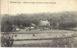 Verberie Château De Cappy Vue Prise De La Route Nationale - Verberie