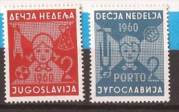 1960 X  25 JUGOSLAVIJA ,Children's Week, Cosmos Missile, Atomic Energies MNH - Charity Issues