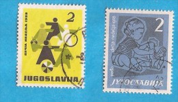 1958 X  21 JUGOSLAVIJA ,Children's Week, FAUNA BIRDS GALINE  USED - Charity Issues