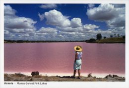 Pink Lakes (Algal Bloom), Murray-Sunset National Park, Victoria - Gottschalk Unused - Sonstige & Ohne Zuordnung