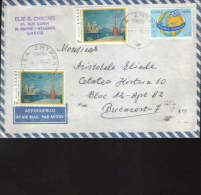 Greece-Cover Par Avion Circulated In 1978 From Greece To Romania, Bucharest - Lettres & Documents