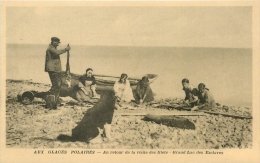 Delcampe - Aux Glaces Polaires - Pêche - Retour De La Visite Des Filets -édit; OE. A. M. I. CPA En PARFAIT ETAT (voir 2 Scans) - Missionen