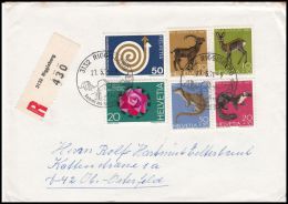 Switzerland 1971, Registred Cover Riggisberg To Osberfeld - Storia Postale