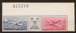 BELGIUM 1951 Aero Club SG 1368/9 UNHM TU221 - Sonstige & Ohne Zuordnung