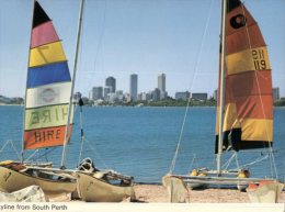 (050) Australia - WA - Perth And Sailing Boats Sails - Perth