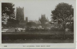 CAMBS - ELY CATHEDRAL FROM SOUTH WEST RP Ca122 - Ely