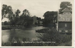 CAMBS - HEMINGFORD GREY - THE BOATHOUSE AND CHURCH RP Ca5 - Otros & Sin Clasificación