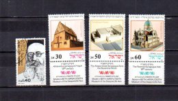 Israel   1987  .-   Y&T Nº   1012 - 1013/1015 - Used Stamps (without Tabs)
