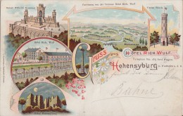 Litho Hohensyburg Gruss Aus Hotel Rich. Wulf Gelaufen 3.10.98 - Dortmund