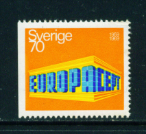 SWEDEN - 1969 Europa 70o Mounted Mint - Neufs