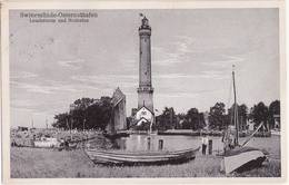 SWINEMÜNDE OSTERNOTHAFEN Leuchtturm Lighthouse Faro Phare Belebt Swinousjcie 27.7.1933 Gelaufen - Pommern