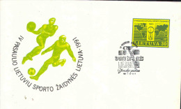 Lithuania 1991 - FDC - Storia Postale