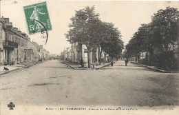 Allier : Commentry, Avenue De La Gare Et Rue De Paris - Commentry