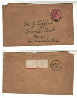 1911 UK Great Britain Regno Unito Cover Bournemouth To Eccles - Lettres & Documents