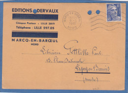 CPA - MARCQ En BAROEUL - Editions Dervaux - 1951 - Marcq En Baroeul