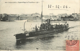 Sous-Marin "Torpilleur 195"  - Saint-Nazaire - édit; Delav. N° 220 - Très Bel Etat (voir 2 Scans) - Submarines