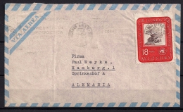 ARGENTINA 1964, YVERT AER.98 EN SOBRE CIRCULADO A ALEMANIA, XV CONGRESO DE LA UNIÓN POSTAL UNIVERSAL - Briefe U. Dokumente