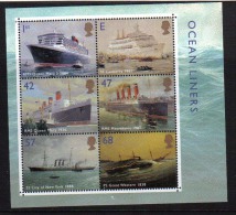 GB 2004 QE2 Ocean Liners Umm Mini Sheet 6 Stamps SG MS 2454.( A853 ) - Blocks & Kleinbögen