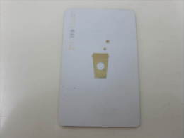 China Starbucks Card,common Edition-white Card,used(not In Very Fine Condition) - Unclassified