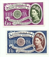 1960 - Gran Bretagna 357/58 Europa ---- - Unused Stamps