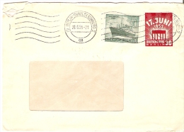 Germany (Berlin) 1956  On Cover  Mi.111+126 - Lettres & Documents