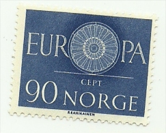 1960 - Norvegia 407 Europa ---- - Ongebruikt