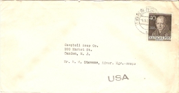 Germany (Berlin) 1954 Or 64,  On Cover To USA.  Mi.100 - Lettres & Documents