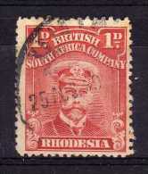 Rhodesia - 1913 - 1d Definitive (Perf 14) - Used - Other & Unclassified