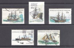 Australian Antarctic 1979-1981 Ships 5 Values Used - Oblitérés