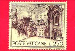 VATICANO - 1976 - Usato - Fontane - 250 L. • Torre Borgia - Usati