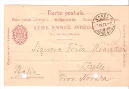 Tarjeta De Suiza De 1902. - Covers & Documents