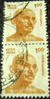 India 1991 Gandhi 1.00 X2 - Used - Oblitérés