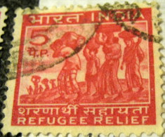 India 1971 Refugee Relief 5np - Used - Oblitérés